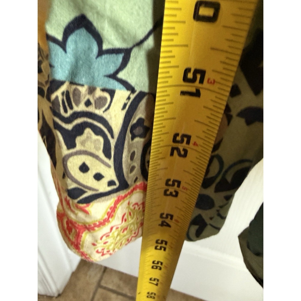 Anthropologie Patchwork Maxi Homecoming Dress NWT Med 100% Cotton - Picture 6 of 14